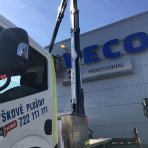 oprava světelná reklama LED Plzeň